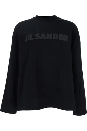 Jil Sander Heren, Tops, Zwart, Maat: L Katoen