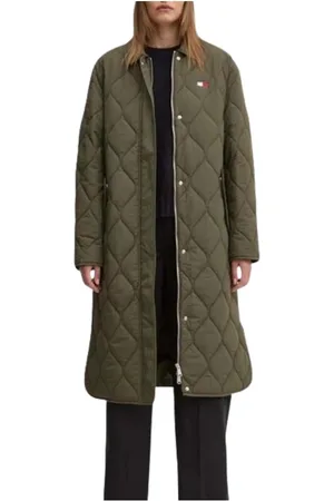 Tommy Hilfiger Dames, Mantels, Groen, Maat: M