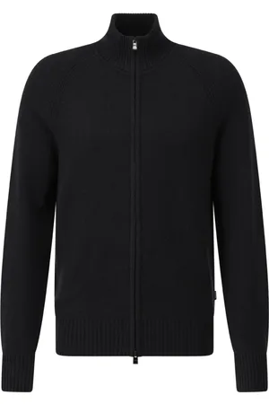 HUGO BOSS Heren, Truien, Zwart, Maat: 2XL Kasjmier
