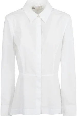 Tory Burch Dames, Blouses & Shirts, Wit, Maat: XS Katoen