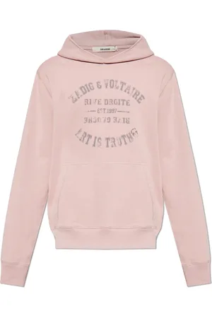 Zadig & Voltaire Heren, Sweatshirts & Hoodies, Roze, Maat: XS Katoen