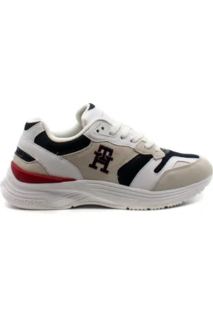 Tommy Hilfiger Heren, Schoenen, Wit, Maat: 42 EU Leer