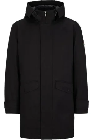 HUGO BOSS Heren, Mantels, Zwart, Maat: XL