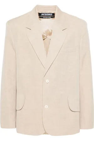 Jacquemus Heren, Jassen, , Maat: L Linnen