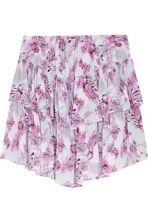 IRO Dames, Rokken, Roze, Maat: L Viscose