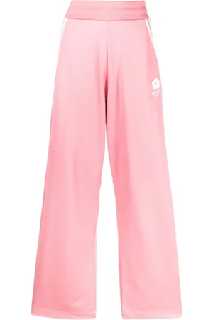 Kenzo Dames, Broeken, Roze, Maat: S Viscose