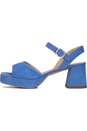 Unisa Dames, Schoenen, Blauw, Maat: 39 EU Leer