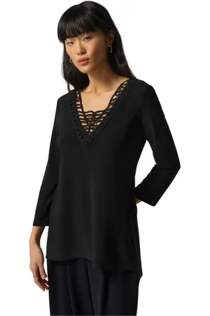 Joseph Ribkoff Dames, Blouses & Shirts, Zwart, Maat: M Poliester