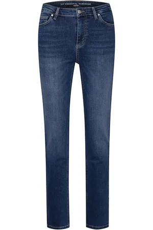 My Essential Wardrobe Dames, Jeans, Blauw, Maat: W26 L32 Katoen