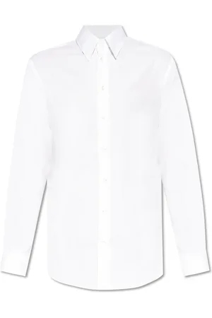 Emporio Armani Heren, Overhemden, Wit, Maat: L Katoen