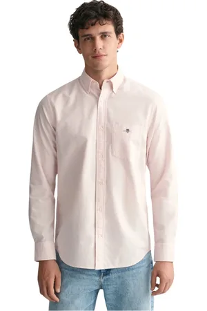 GANT Heren, Overhemden, Roze, Maat: 3XL Katoen