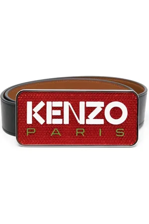 Kenzo Heren, Accessoires, Zwart, Maat: 90 CM Leer