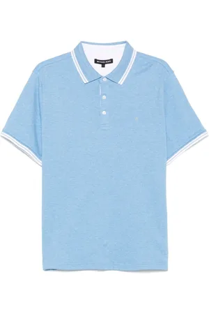 Michael Kors Heren, Tops, Blauw, Maat: L