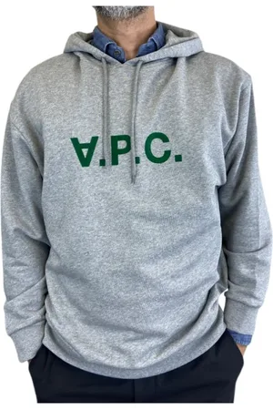 A.P.C. Heren, Sweatshirts & Hoodies, Grijs, Maat: L Katoen