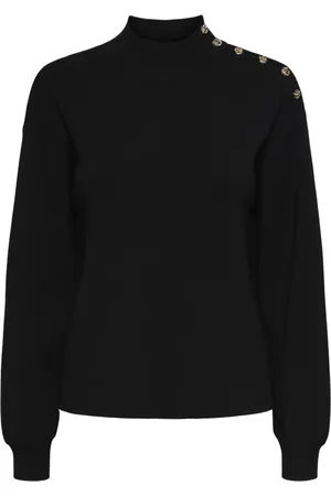 Y.A.S Dames, Truien, Zwart, Maat: XS Nylon