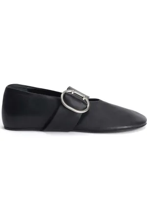 Jil Sander Dames, Schoenen, Zwart, Maat: 39 EU Leer