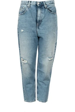 Tommy Hilfiger Dames, Jeans, Blauw, Maat: W32 Katoen