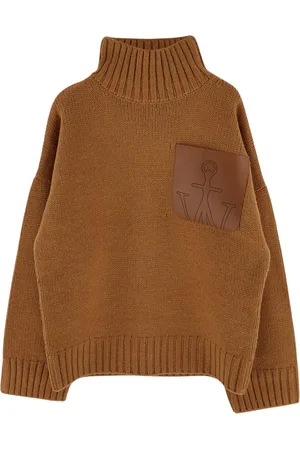 J.W.Anderson Dames, Truien, Bruin, Maat: XL Wol