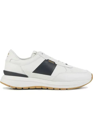 HUGO BOSS Heren, Schoenen, Wit, Maat: 44 EU Leer