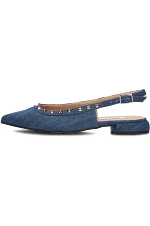 NOTRE-V Dames, Schoenen, Blauw, Maat: 38 EU Denim
