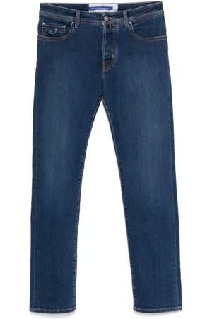 Jacob Cohen Heren, Jeans, Blauw, Maat: W36 Katoen