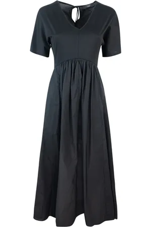 Max Mara Dames, Jurken, Zwart, Maat: XS Katoen