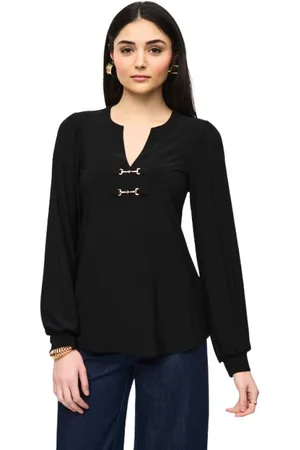Joseph Ribkoff Dames, Blouses & Shirts, Zwart, Maat: 5XL