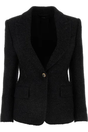 Tom Ford Dames, Jassen, Zwart, Maat: 2XS Wol