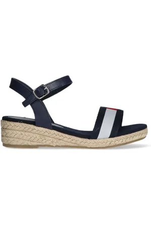 Tommy Hilfiger Dames, Schoenen, Blauw, Maat: 33 EU Leer