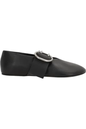 Jil Sander Dames, Schoenen, Zwart, Maat: 40 EU Leer