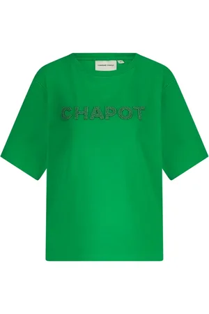 Fabienne Chapot Dames, Tops, Groen, Maat: XL Katoen