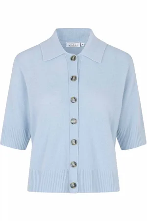 Masai Dames, Truien, Blauw, Maat: L Wol