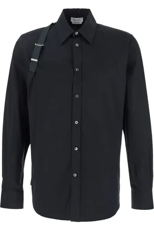 Alexander McQueen Heren, Overhemden, Zwart, Maat: 2XL Katoen