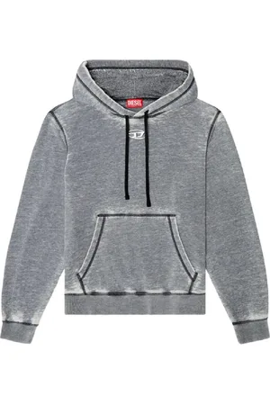Diesel Heren, Sweatshirts & Hoodies, Grijs, Maat: M Katoen