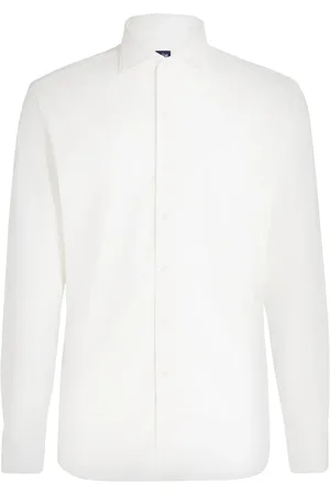 Boggi Milano Heren, Overhemden, Wit, Maat: 2XL Katoen