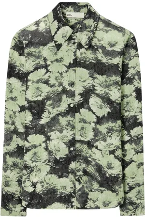 Tory Burch Dames, Blouses & Shirts, Groen, Maat: M Viscose