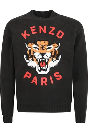 Kenzo Heren, Truien, Zwart, Maat: S Katoen