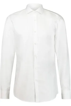 HUGO BOSS Heren, Overhemden, Wit, Maat: L