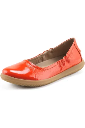 Nature Dames, Schoenen, Oranje, Maat: 37 EU Leer