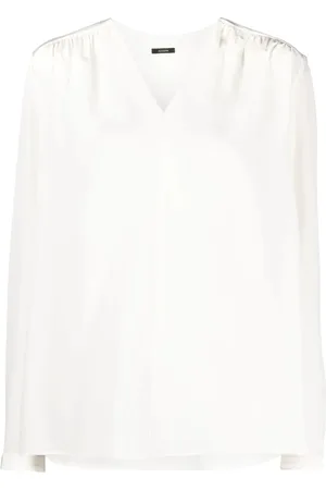 Joseph Dames, Blouses & Shirts, Wit, Maat: L Zijde