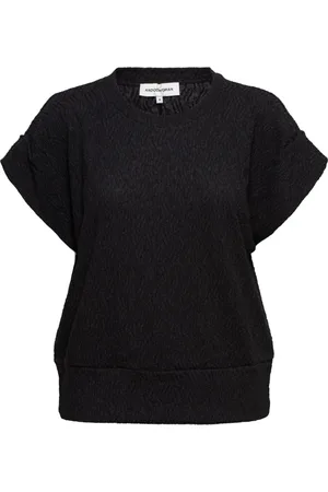 &Co Woman Dames, Tops, Zwart, Maat: M Katoen