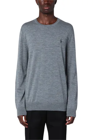 Ralph Lauren Heren, Truien, Grijs, Maat: S Wol