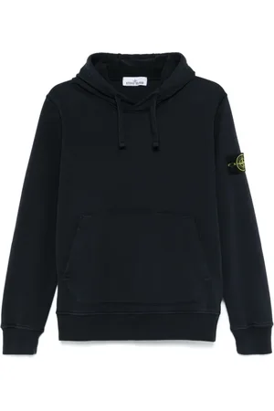 Stone Island Heren, Sweatshirts & Hoodies, Blauw, Maat: XL Katoen