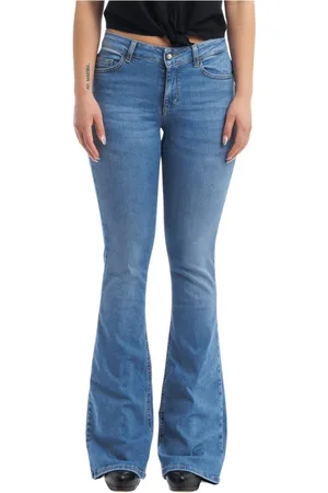 Liu Jo Dames, Jeans, Blauw, Maat: W32 Katoen