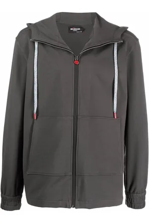 Kiton Heren, Sweatshirts & Hoodies, Grijs, Maat: 2XL Katoen