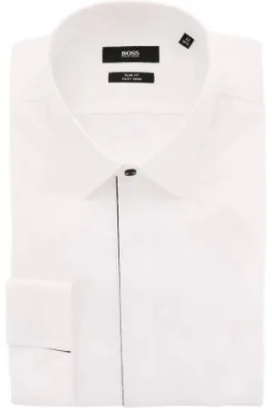 HUGO BOSS Heren, Overhemden, Wit, Maat: 4XL