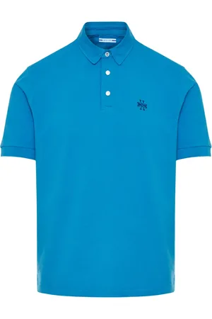 Jacob Cohen Heren, Tops, Blauw, Maat: XL Katoen