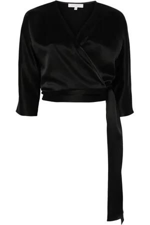 ANTONELLI Dames, Blouses & Shirts, Zwart, Maat: S Zijde