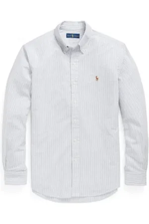 Ralph Lauren Heren, Overhemden, Blauw, Maat: 2XL Katoen
