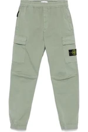 Stone Island Heren, Broeken, Groen, Maat: W31 Katoen